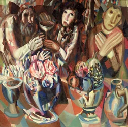 Les Trois à la Table, 1914-15